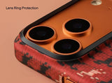 Magsafe Калъф за iPhone 17 Pro Max, Pitaka Edge Happiness Rides Case Cinnabar Steed, Червен (13)