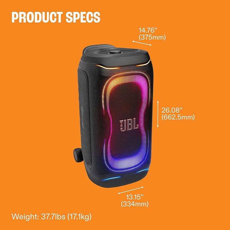Безжична Колона, JBL Partybox 330, Черен (13)