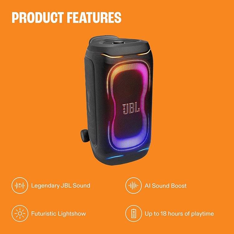 Безжична Колона, JBL Partybox 330, Черен (12)