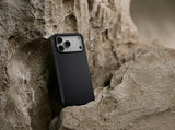 Magsafe Калъф за iPhone 17 Pro Max, Pitaka Aramid ProGuard Black/Gray Case, Черен (7)