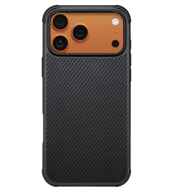 Magsafe Калъф за iPhone 17 Pro Max, Pitaka Aramid ProGuard Black/Gray Case, Черен (2)