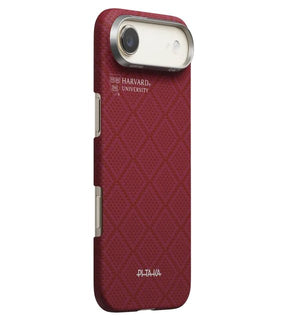 Magsafe Калъф за iPhone Air, Pitaka Edge Harvard Case Crimson, Червен