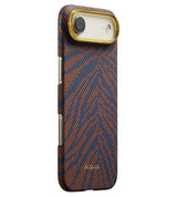 Magsafe Калъф за iPhone Air, Pitaka Edge Breath of Veins Case Burning Orange, Оранжев