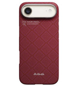 Magsafe Калъф за iPhone Air, Pitaka Edge Harvard Case Crimson, Червен (2)