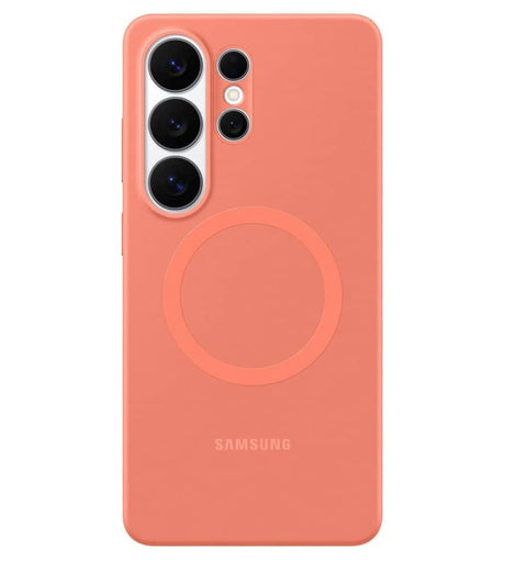 Оригинален Калъф за Samsung S26 Ultra, Silicone Magnet Case Coral Red EF-ES948COEGWW, Червен