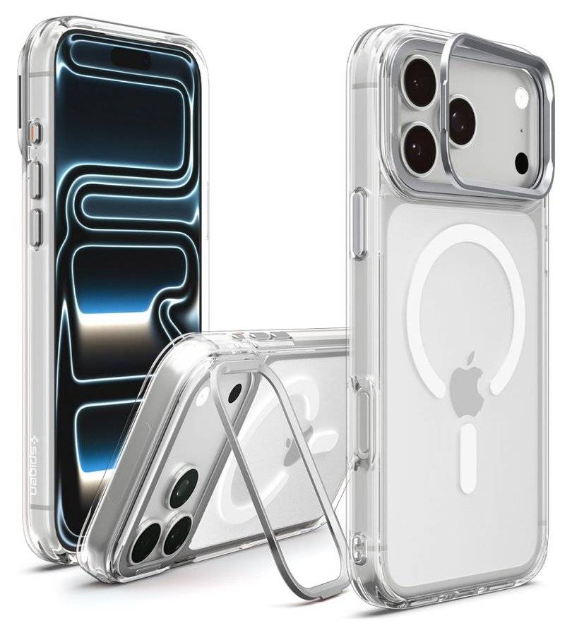 Magsafe Калъф за iPhone 18 Pro/ 17 Pro, ESR Classic Hybrid Kickstand Frosted Mag Case, Син (4)