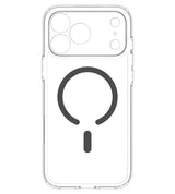 Magsafe Калъф за iPhone 18 Pro Max/ 17 Pro Max, Spigen Ultra Hybrid Mag Fit Case Clear/Graphite, Прозрачен (9)