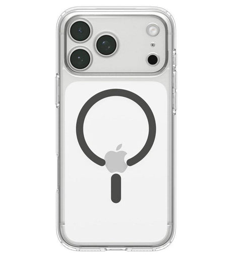 Magsafe Калъф за iPhone 18 Pro/ 17 Pro, Spigen Ultra Hybrid Mag Fit Case Clear/Graphite, Прозрачен (8)