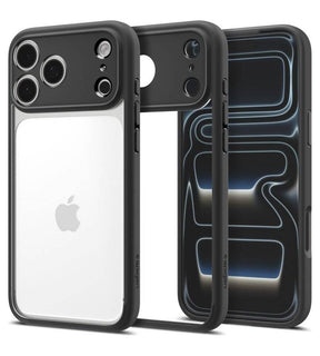Калъф за iPhone 18 Pro Max/ 17 Pro Max, Spigen Ultra Hybrid Case, Черен