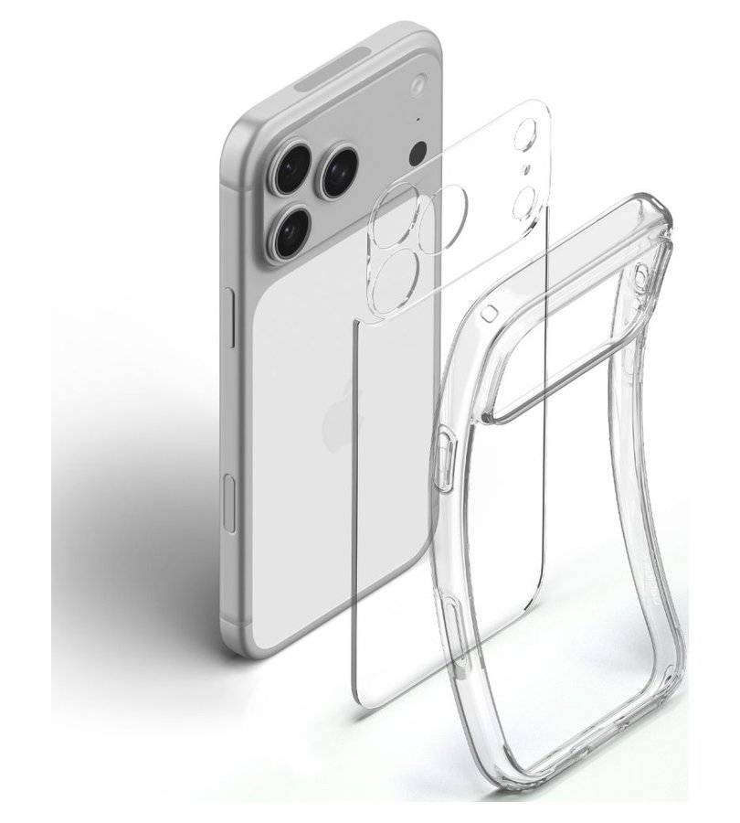 Калъф за iPhone 18 Pro Max/ 17 Pro Max, Spigen Ultra Hybrid Clear Case, Прозрачен (3)