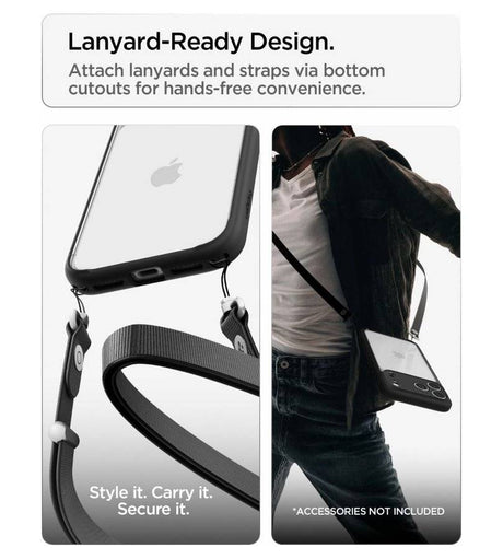Калъф за iPhone 18 Pro Max/ 17 Pro Max, Spigen Ultra Hybrid Case, Черен (10)