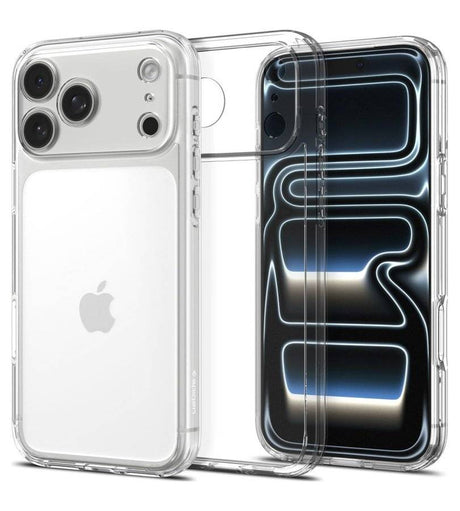 Калъф за iPhone 18 Pro Max/ 17 Pro Max, Spigen Ultra Hybrid Clear Case, Прозрачен
