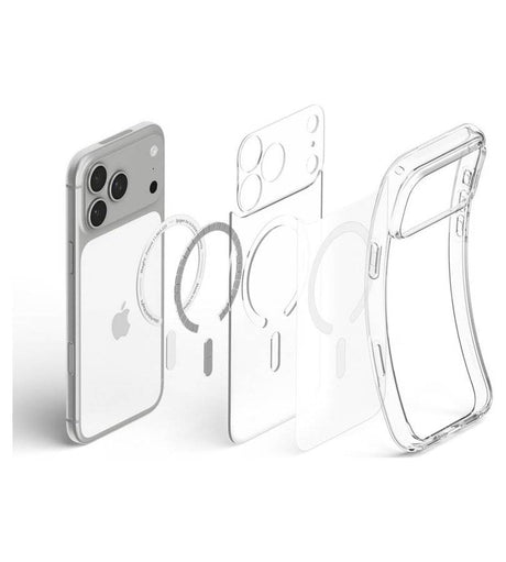 Magsafe Калъф за iPhone 18 Pro Max/ 17 Pro Max, Spigen Ultra Hybrid Frost Mag Fit Case, Бял (9)