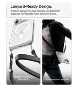 Magsafe Калъф за iPhone 18 Pro Max/ 17 Pro Max, Spigen Ultra Hybrid Frost Mag Fit Case, Бял (4)