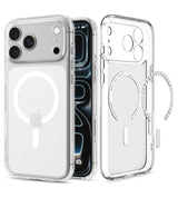 Magsafe Калъф за iPhone 18 Pro Max/ 17 Pro Max, Spigen Ultra Hybrid Frost Mag Fit Case, Бял (5)