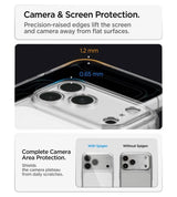 Калъф за iPhone 18 Pro/ 17 Pro, Spigen Ultra Hybrid Clear Case, Прозрачен (12)