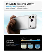 Калъф за iPhone 18 Pro/ 17 Pro, Spigen Ultra Hybrid Clear Case, Прозрачен (6)