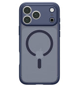 Magsafe Калъф за iPhone 18 Pro Max/ 17 Pro Max, Spigen Ultra Hybrid Frost Mag Fit Case, Тъмно Син (7)