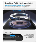 Magsafe Калъф за iPhone 18 Pro/ 17 Pro, Spigen Ultra Hybrid Frost Mag Fit Case, Черен (8)