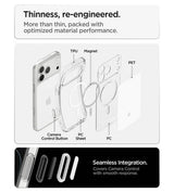Magsafe Калъф за iPhone 18 Pro Max/ 17 Pro Max, Spigen Ultra Hybrid T Mag Fit Case, Бял (9)