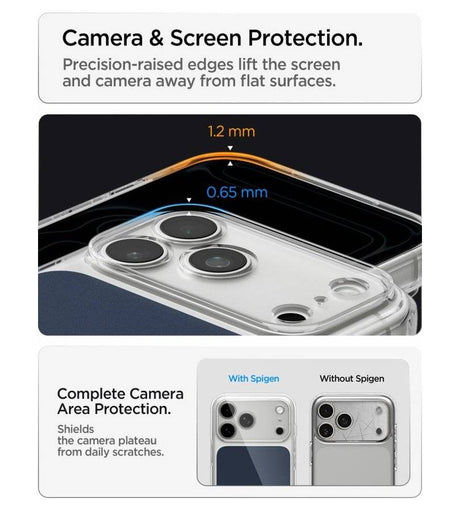 Magsafe Калъф за iPhone 18 Pro Max/ 17 Pro Max, Spigen Ultra Hybrid T Mag Fit Case, Син (13)