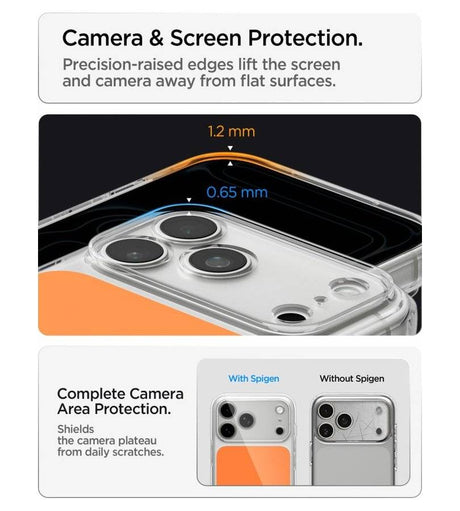 Magsafe Калъф за iPhone 18 Pro Max/ 17 Pro Max, Spigen Ultra Hybrid T Mag Fit Case, Оранжев (12)