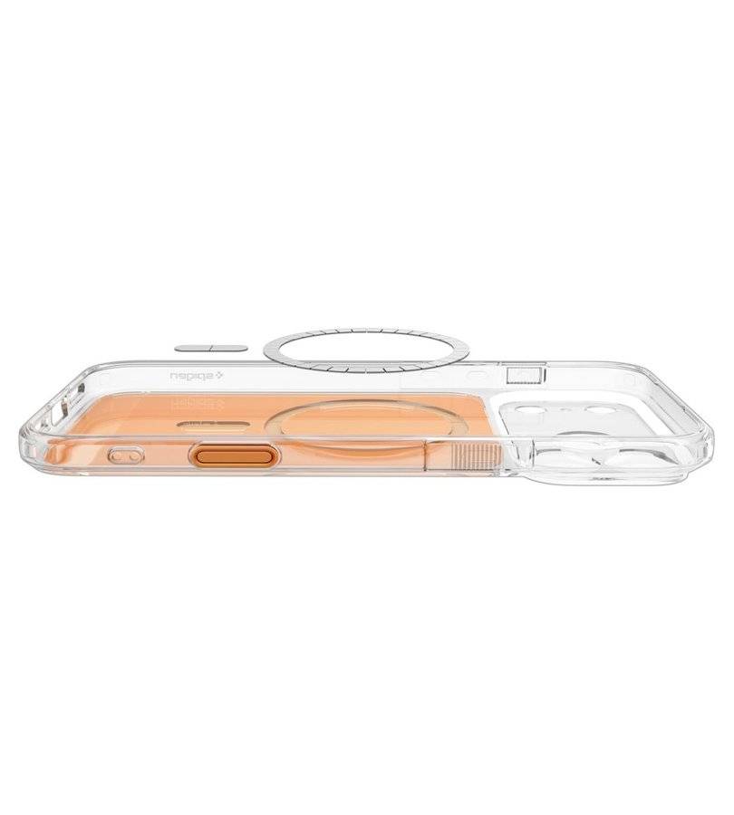 Magsafe Калъф за iPhone 18 Pro Max/ 17 Pro Max, Spigen Ultra Hybrid T Mag Fit Case, Оранжев (5)
