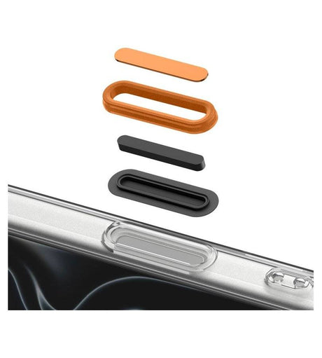 Magsafe Калъф за iPhone 18 Pro Max/ 17 Pro Max, Spigen Ultra Hybrid T Mag Fit Case, Оранжев (7)