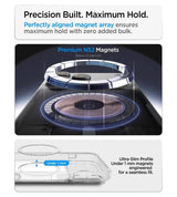 Magsafe Калъф за iPhone 18 Pro/ 17 Pro, Spigen Ultra Hybrid T Mag Fit Case, Бял (13)