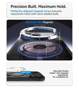Magsafe Калъф за iPhone 18 Pro Max/ 17 Pro Max, Spigen Tough Armor T Mag Fit Case, Черен (4)