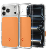 Magsafe Калъф за iPhone 18 Pro/ 17 Pro, Spigen Ultra Hybrid T Mag Fit Case, Оранжев