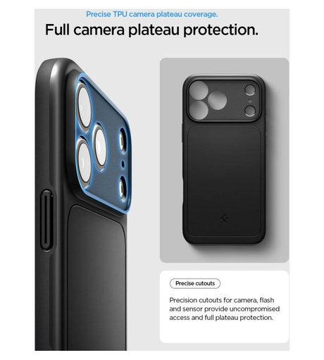 Magsafe Калъф за iPhone 18 Pro Max/ 17 Pro Max, Spigen Thin Fit Mag Fit Case, Черен (9)