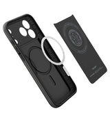 Magsafe Калъф за iPhone 18 Pro Max/ 17 Pro Max, Spigen Thin Fit Mag Fit Case, Черен (5)