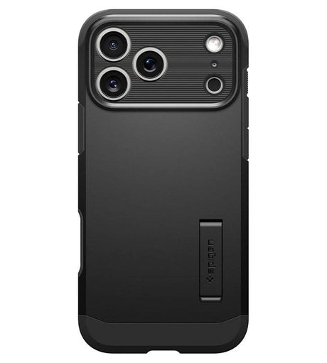 Magsafe Калъф за iPhone 18 Pro/ 17 Pro, Spigen Tough Armor T Mag Fit Case, Черен (4)