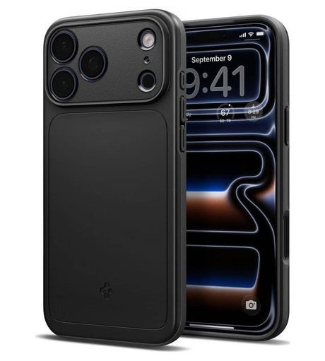 Magsafe Калъф за iPhone 18 Pro/ 17 Pro, Spigen Thin Fit Mag Fit Case, Черен (2)