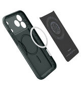 Magsafe Калъф за iPhone 18 Pro Max/ 17 Pro Max, Spigen Thin Fit Mag Fit Case, Зелен (5)