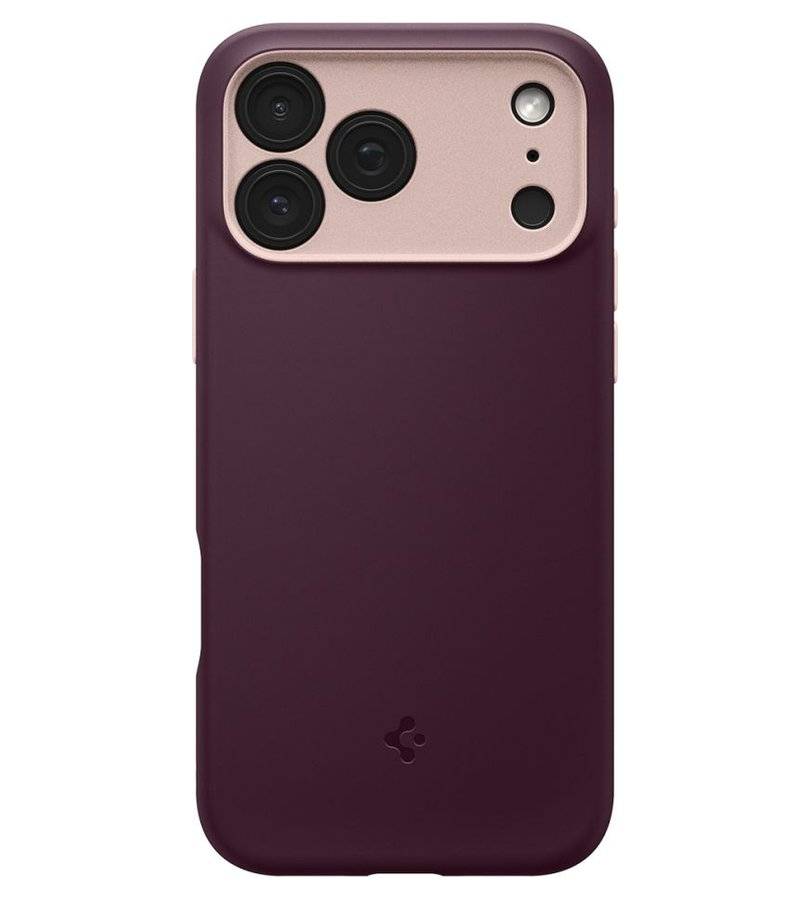 Magsafe Калъф за iPhone 18 Pro/ 17 Pro, Spigen Nano Pop Mag Fit Case Burgundy, Бордо (3)