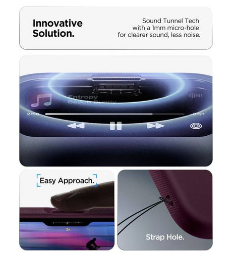 Magsafe Калъф за iPhone 18 Pro/ 17 Pro, Spigen Nano Pop Mag Fit Case Burgundy, Бордо (9)