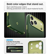 Magsafe Калъф за iPhone 18 Pro Max/ 17 Pro Max, Spigen Nano Pop Hybrid Mag Fit Case, Зелен (8)