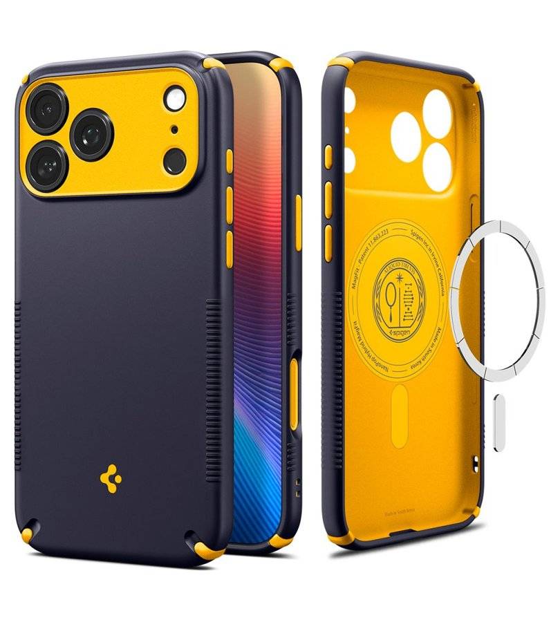 Magsafe Калъф за iPhone 18 Pro/ 17 Pro, Spigen Nano Pop Hybrid Mag Fit Case, Тъмно Лилав