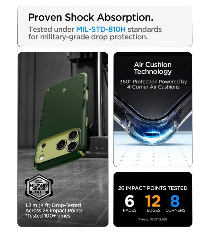Magsafe Калъф за iPhone 18 Pro Max/ 17 Pro Max, Spigen Nano Pop Hybrid Mag Fit Case, Зелен (12)
