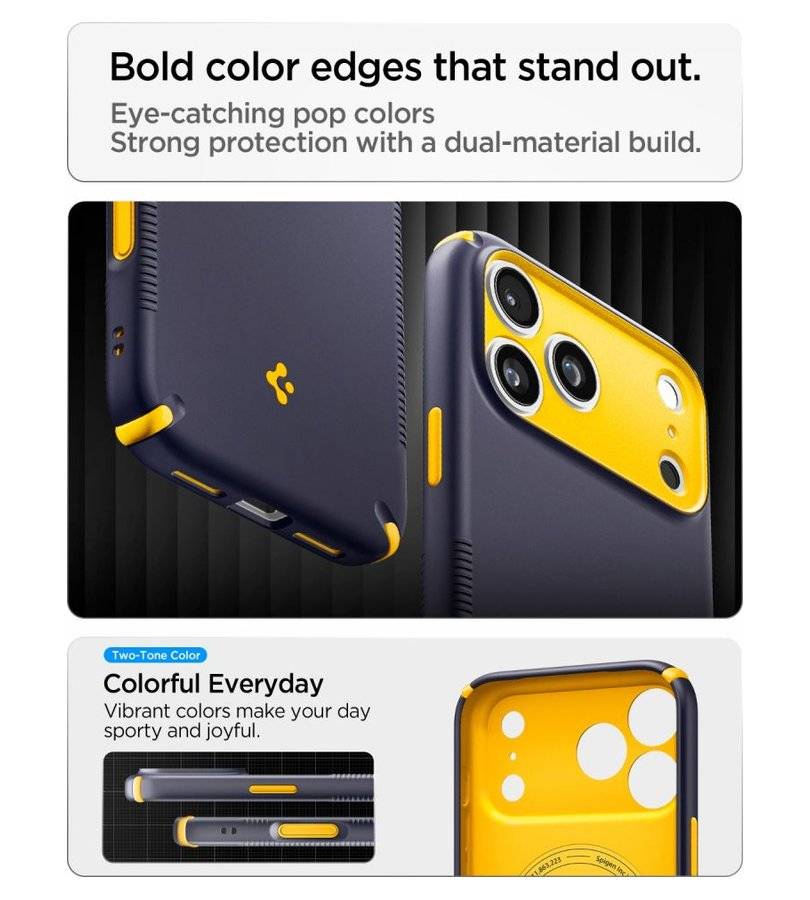 Magsafe Калъф за iPhone 18 Pro/ 17 Pro, Spigen Nano Pop Hybrid Mag Fit Case, Тъмно Лилав (8)