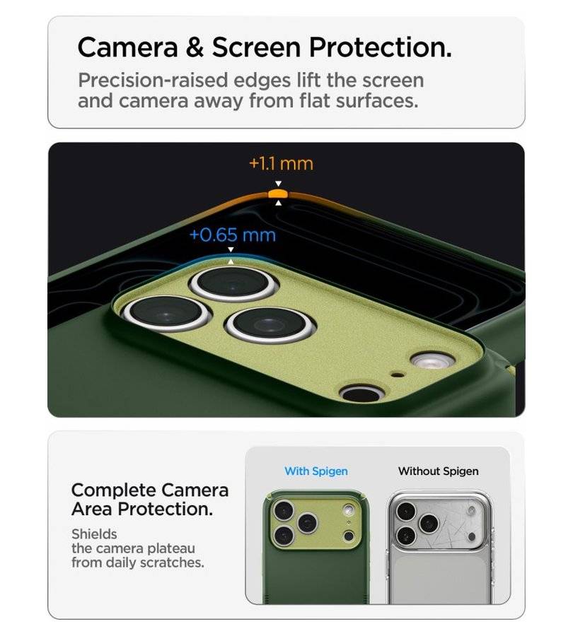 Magsafe Калъф за iPhone 18 Pro Max/ 17 Pro Max, Spigen Nano Pop Hybrid Mag Fit Case, Зелен (13)