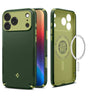 Magsafe Калъф за iPhone 18 Pro/ 17 Pro, Spigen Nano Pop Hybrid Mag Fit Case, Зелен