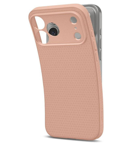Противоударен Калъф за iPhone 18 Pro Max/ 17 Pro Max, Spigen Liquid Air Case, Розов (2)