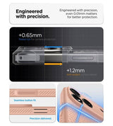 Противоударен Калъф за iPhone 18 Pro Max/ 17 Pro Max, Spigen Liquid Air Case, Розов (7)