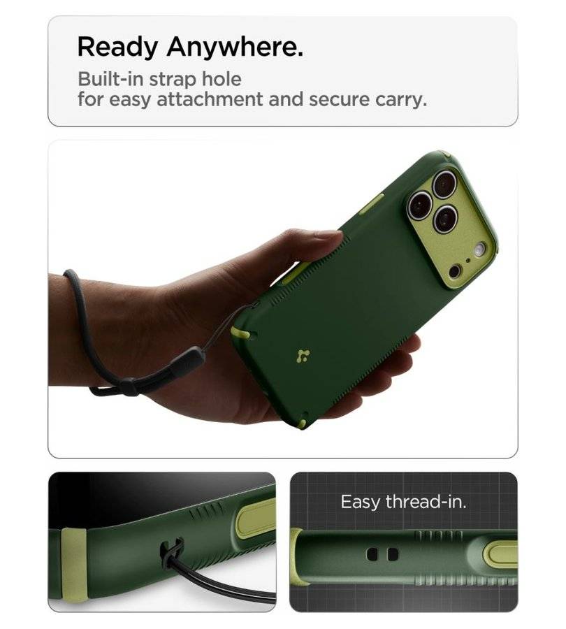 Magsafe Калъф за iPhone 18 Pro/ 17 Pro, Spigen Nano Pop Hybrid Mag Fit Case, Зелен (14)