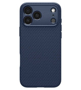 Противоударен Калъф за iPhone 18 Pro Max/ 17 Pro Max, Spigen Liquid Air Case, Тъмно Син (3)