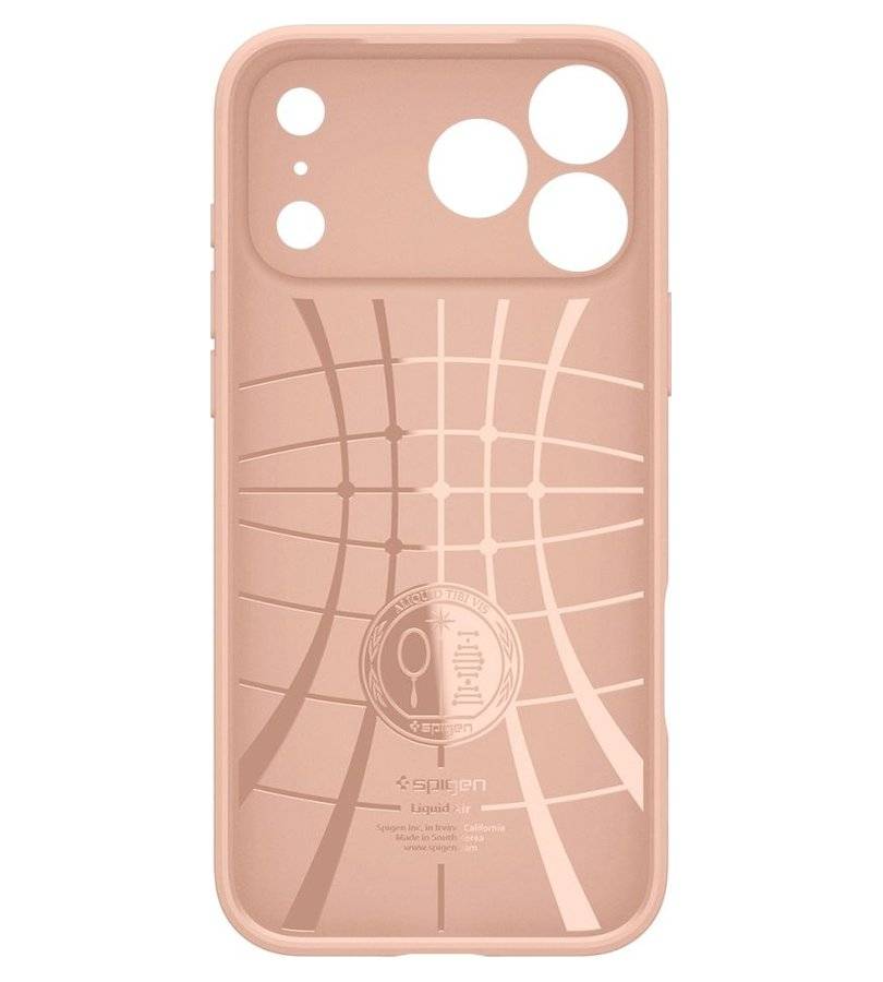 Противоударен Калъф за iPhone 18 Pro Max/ 17 Pro Max, Spigen Liquid Air Case, Розов (4)