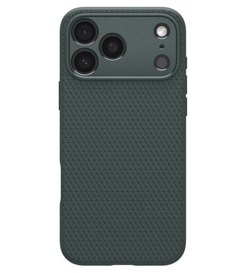 Противоударен Калъф за iPhone 18 Pro Max/ 17 Pro Max, Spigen Liquid Air Case, Зелен (3)